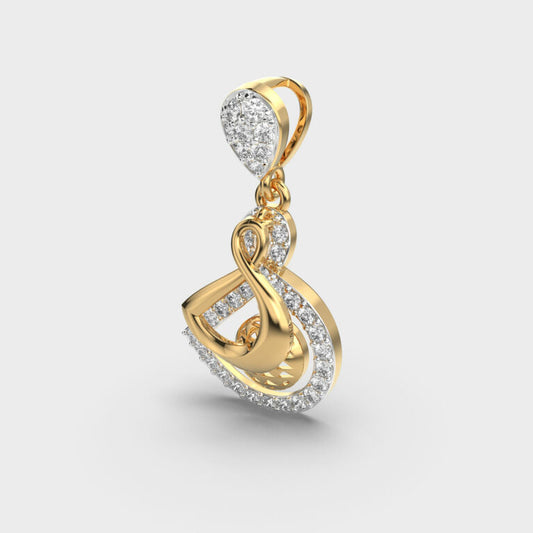 Ultimate Elegance Diamond Pendant (Without Chain)