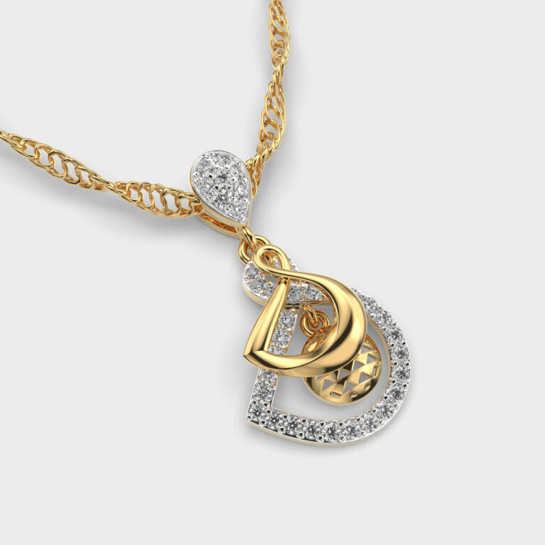 Ultimate Elegance Diamond Pendant (Without Chain)