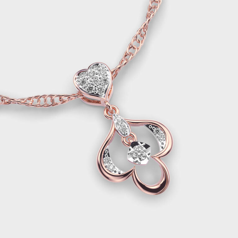 Everyday Heartthrob Diamond Pendant (Without Chain)