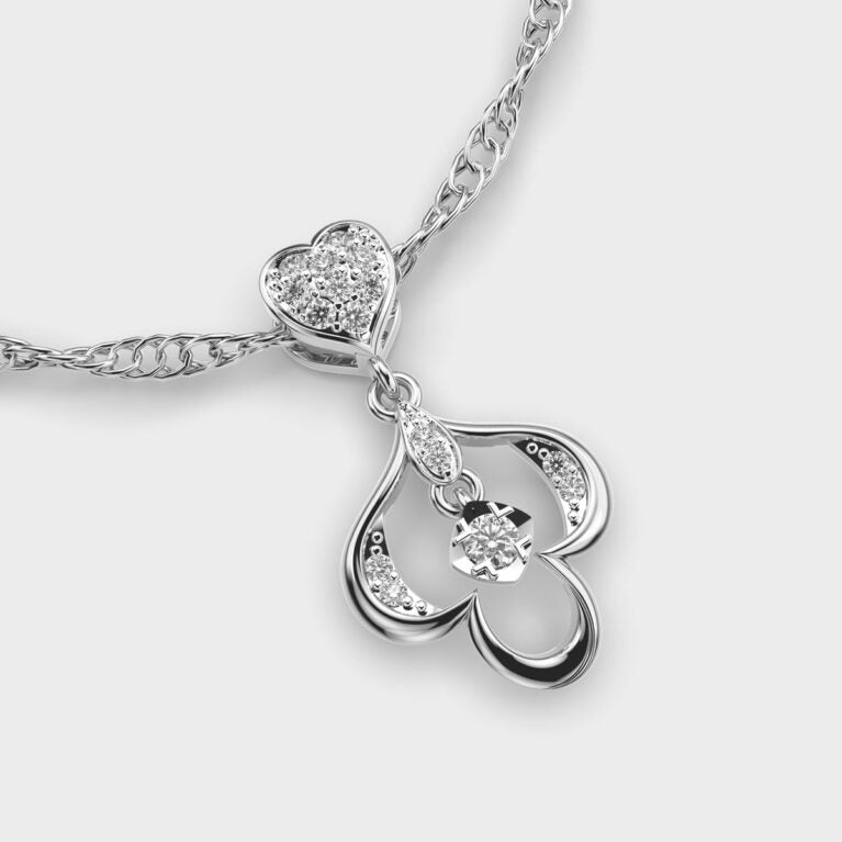 Everyday Heartthrob Diamond Pendant (Without Chain)