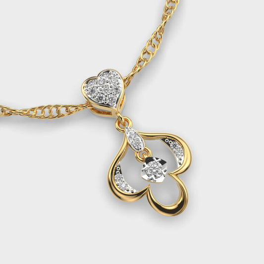 Everyday Heartthrob Diamond Pendant (Without Chain)