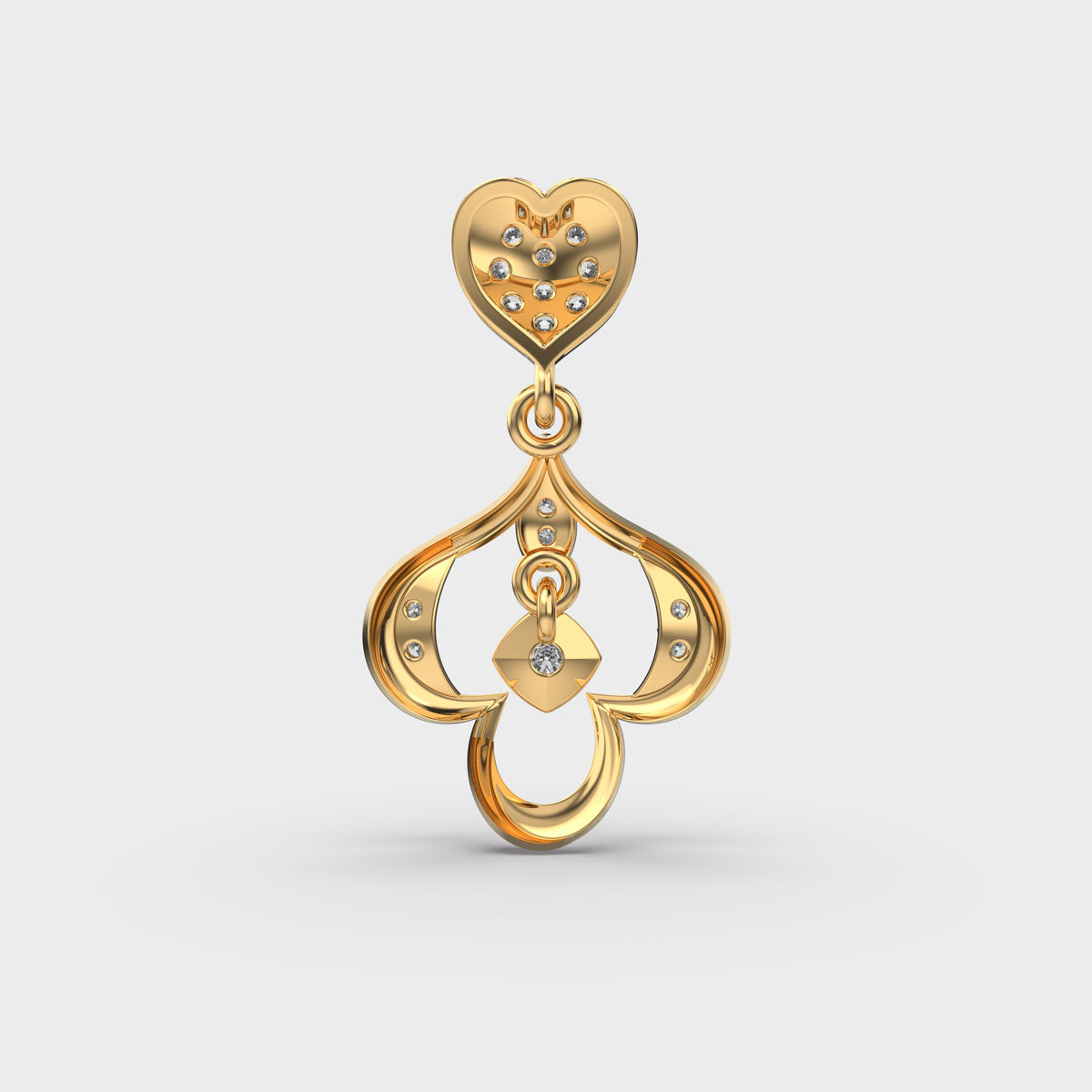 Everyday Heartthrob Diamond Pendant (Without Chain)