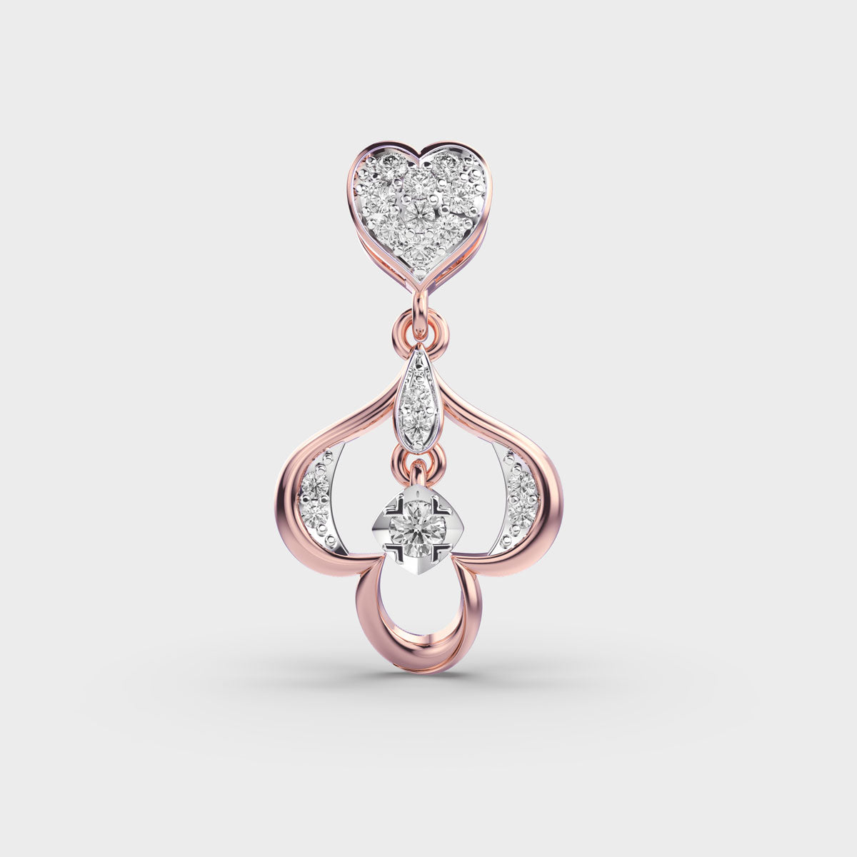 Everyday Heartthrob Diamond Pendant (Without Chain)