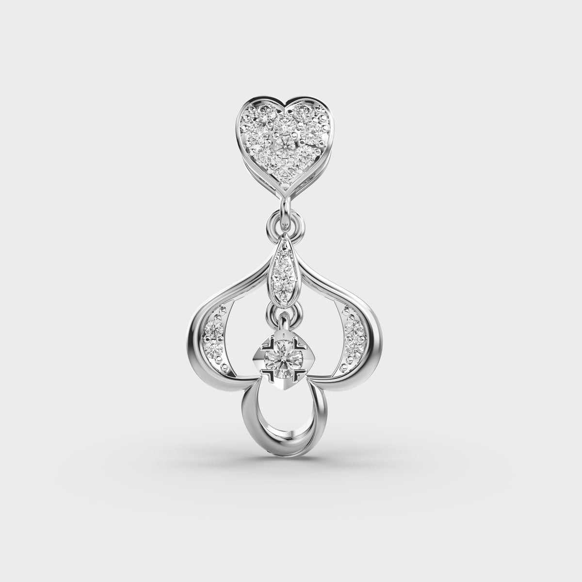 Everyday Heartthrob Diamond Pendant (Without Chain)