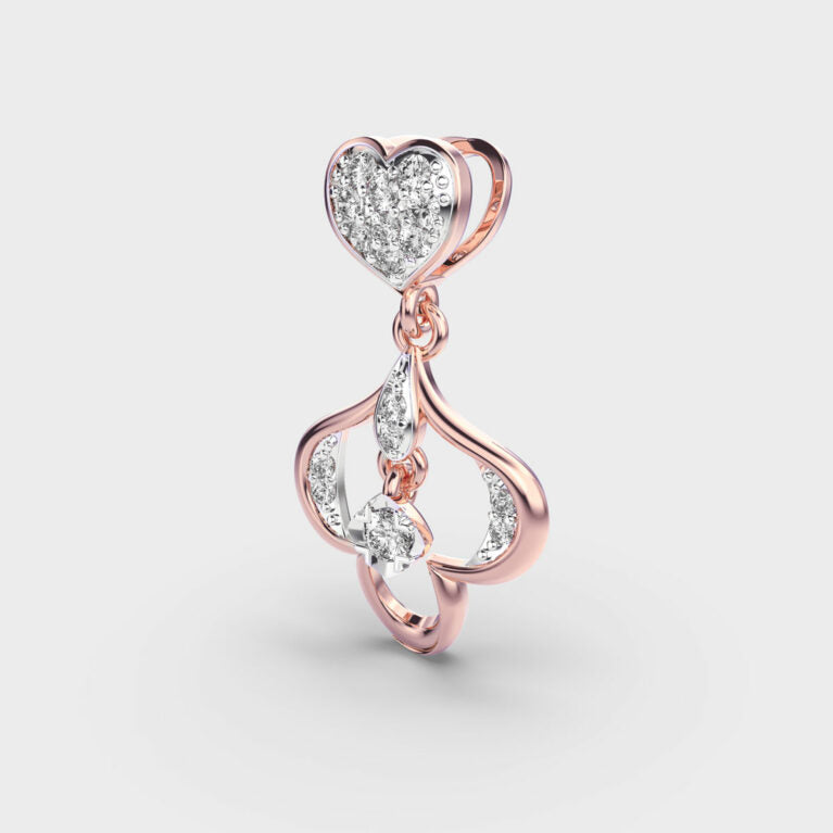 Everyday Heartthrob Diamond Pendant (Without Chain)