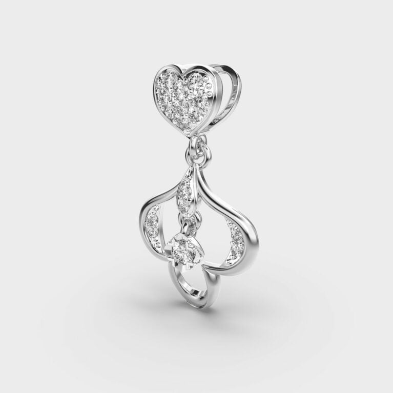 Everyday Heartthrob Diamond Pendant (Without Chain)