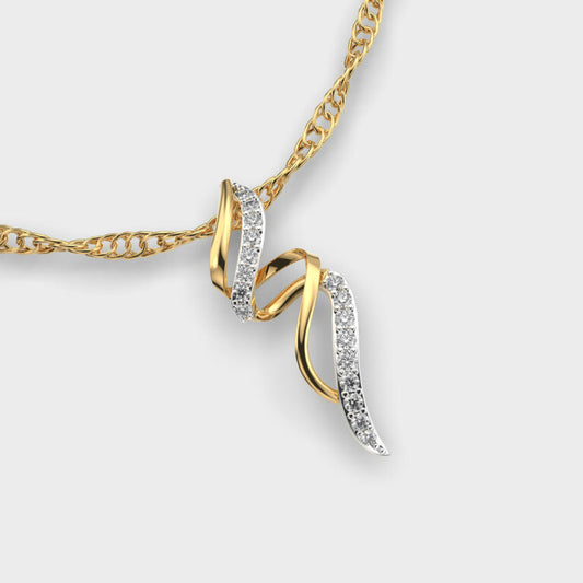 Vanity and Pride Diamond Pendant (With Chain)