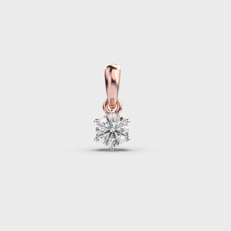 80 Cent Diamond Pendant (Without Chain)