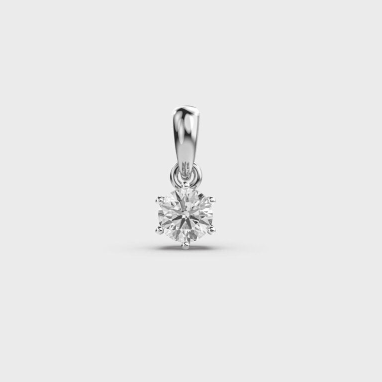 80 Cent Diamond Pendant (Without Chain)