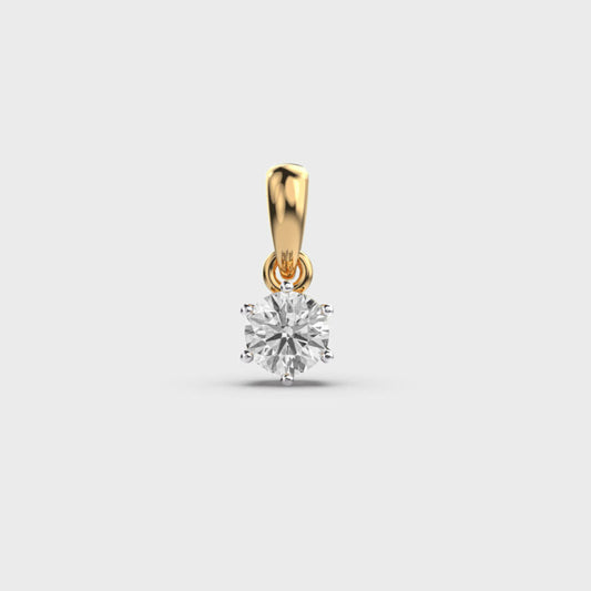 80 Cent Diamond Pendant (Without Chain)