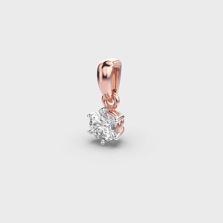 80 Cent Diamond Pendant (Without Chain)