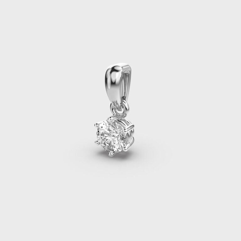 80 Cent Diamond Pendant (Without Chain)