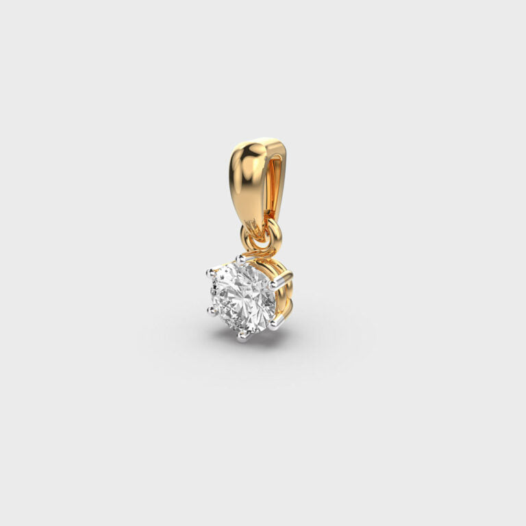 80 Cent Diamond Pendant (Without Chain)