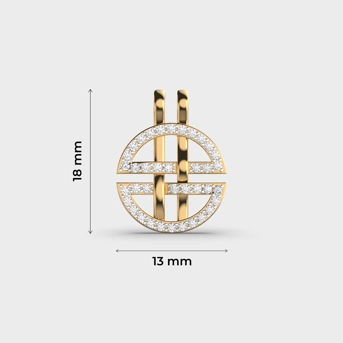 Undeniable Charisma Diamond Pendant (Without Chain)