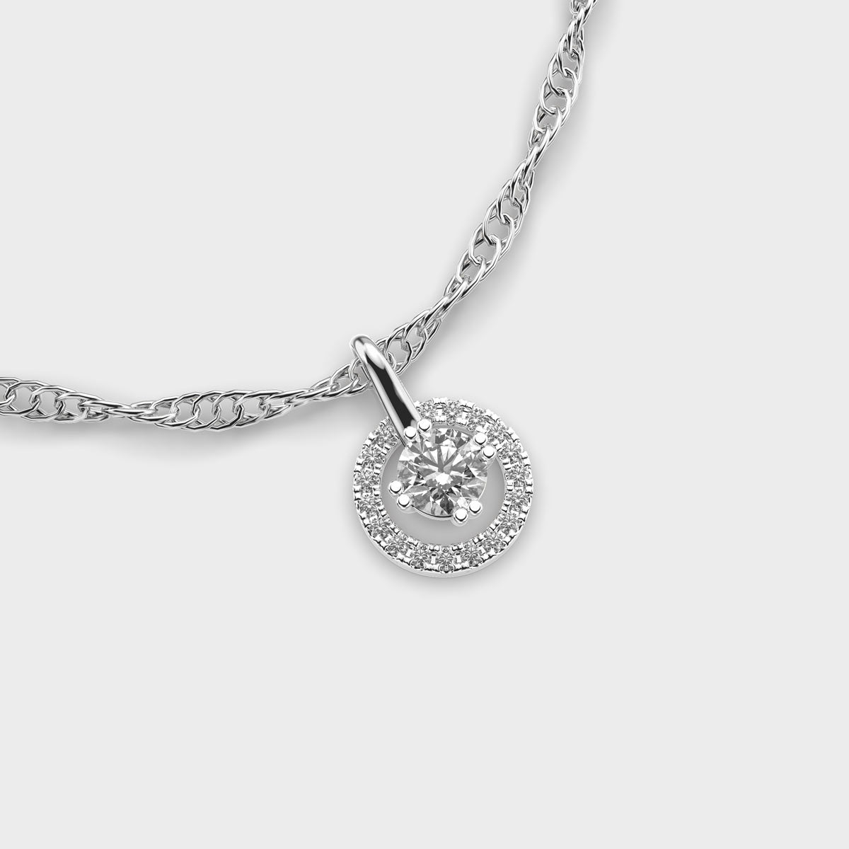 Moonshine Diamond Pendant (Without Chain)