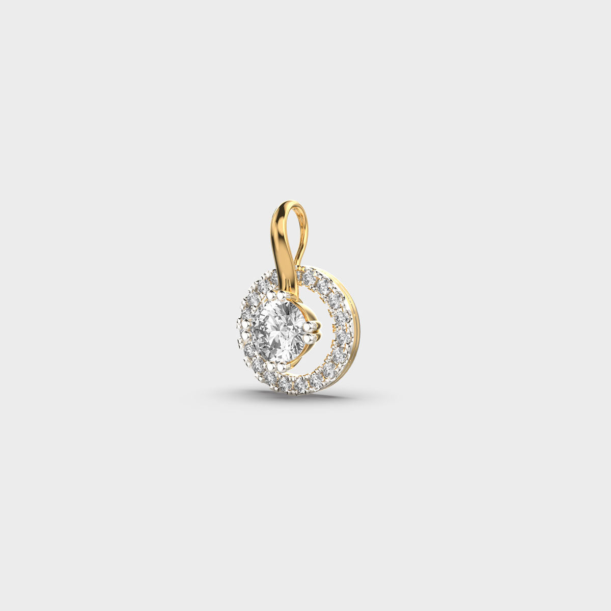 Moonshine Diamond Pendant (Without Chain)