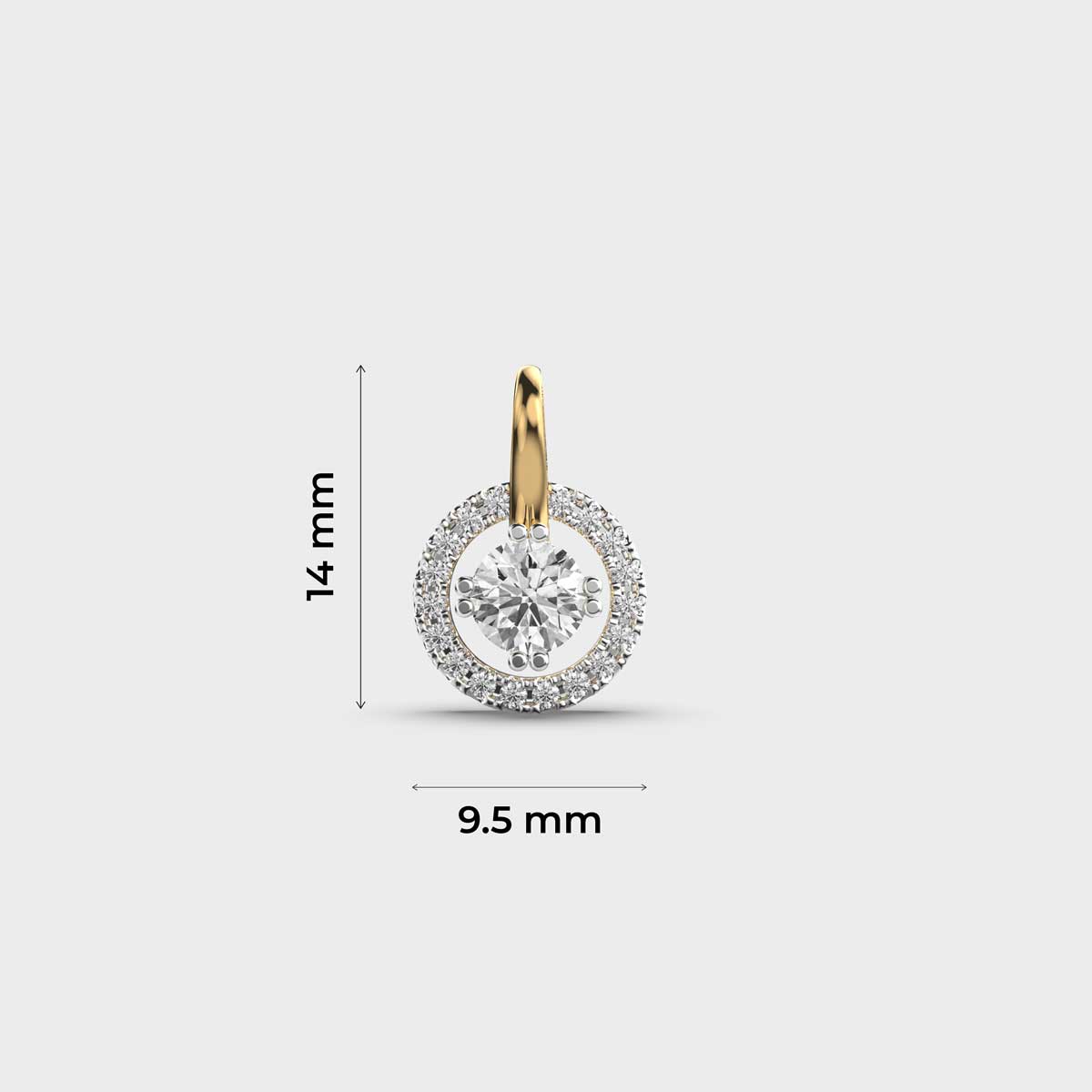 Moonshine Diamond Pendant (Without Chain)