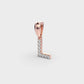 Lovely L Diamond Pendant (Without Chain)