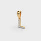Lovely L Diamond Pendant (Without Chain)