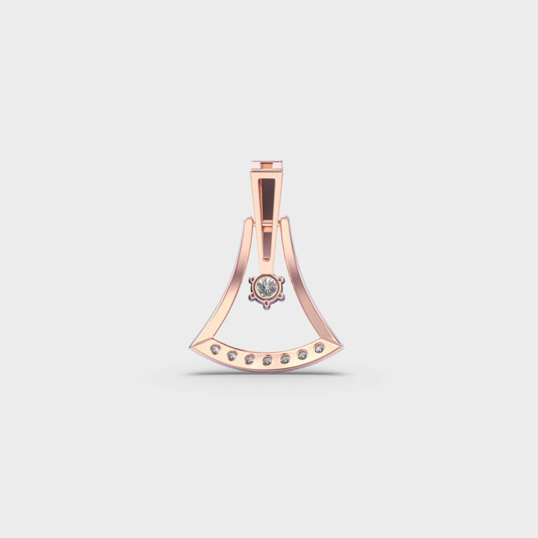 Blissful Bell Diamond Pendant (Without Chain)