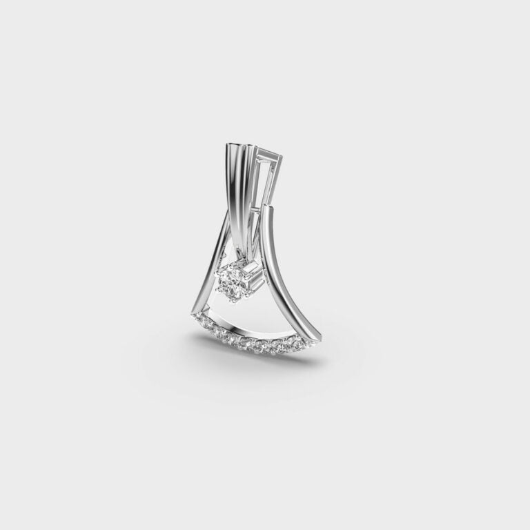 Blissful Bell Diamond Pendant (Without Chain)