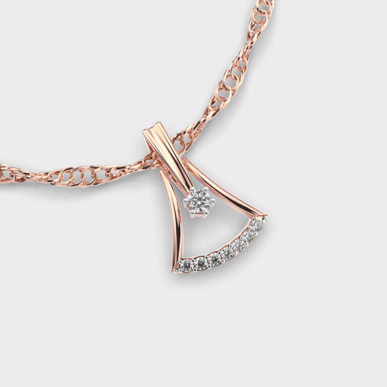Blissful Bell Diamond Pendant (Without Chain)