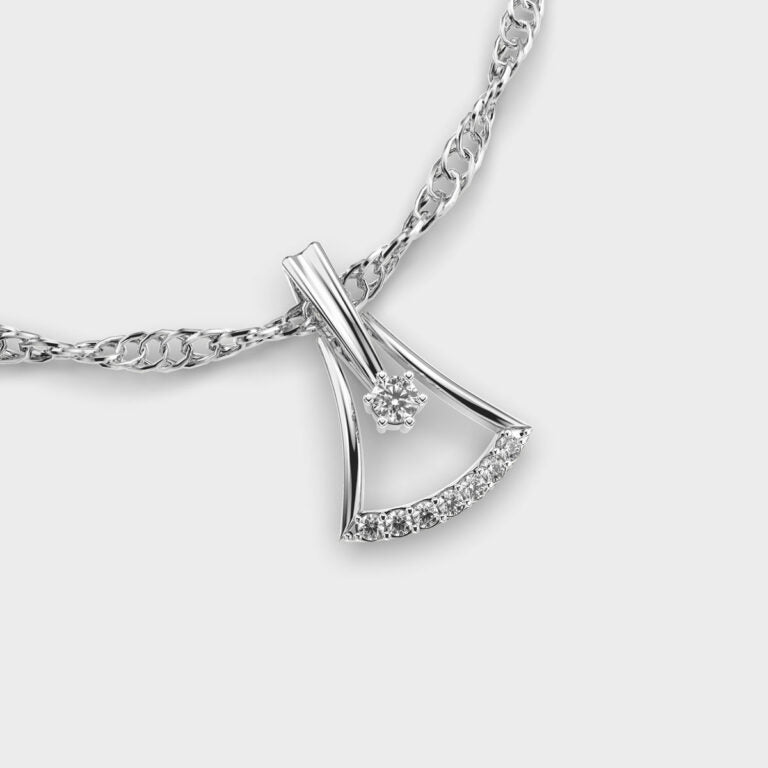 Blissful Bell Diamond Pendant (Without Chain)
