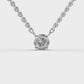 1 Carat Classic Round Solitaire Link Pendant(With Chain)
