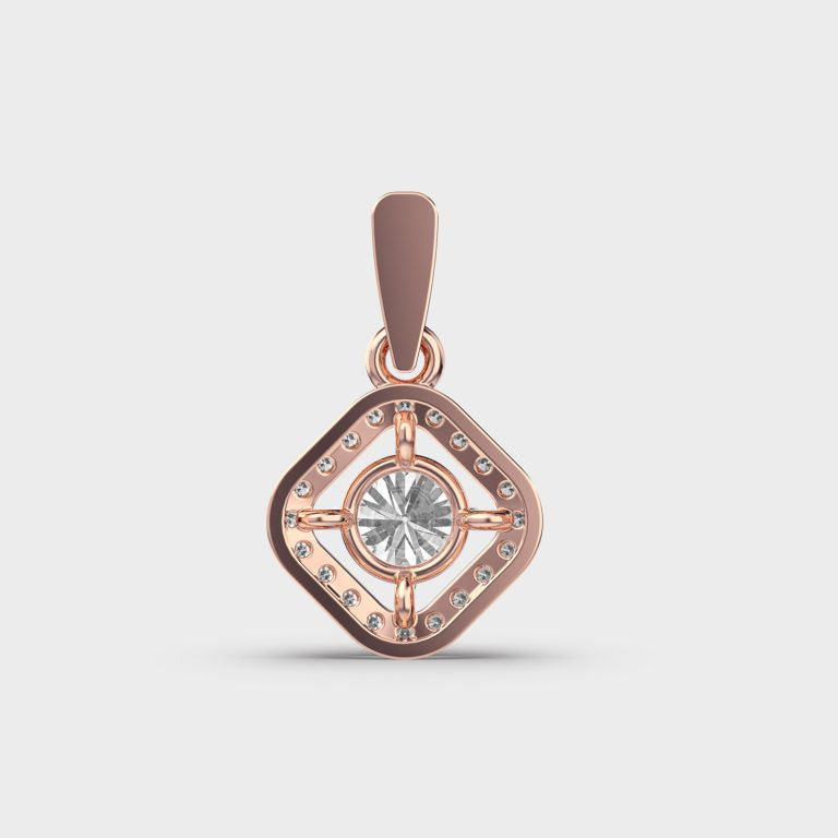 Subtle Glimmer Diamond Pendant
