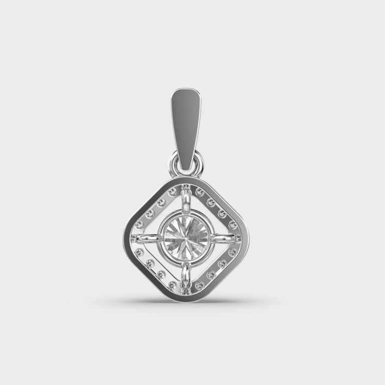 Subtle Glimmer Diamond Pendant