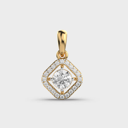 Subtle Glimmer Diamond Pendant