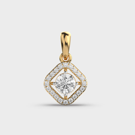 Subtle Glimmer Diamond Pendant