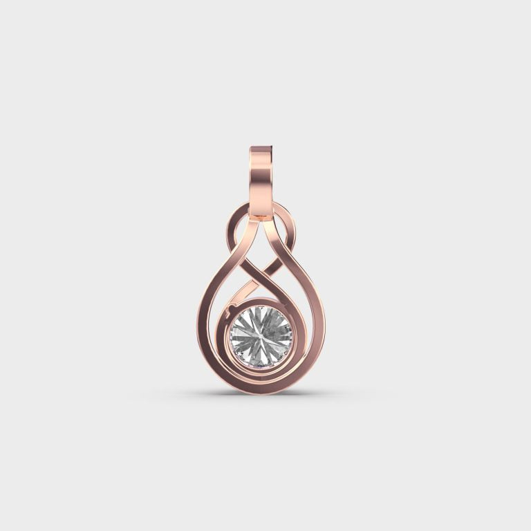Enchanted Swirl Diamond Pendant