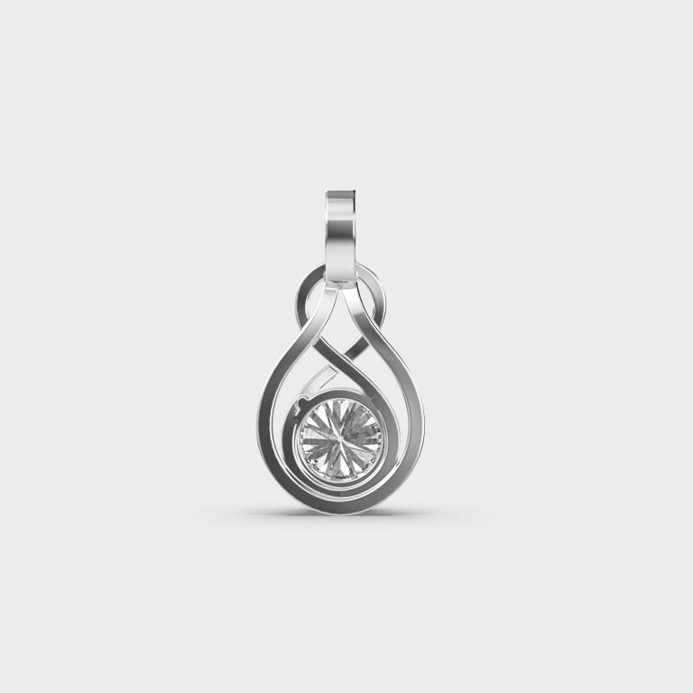 Enchanted Swirl Diamond Pendant