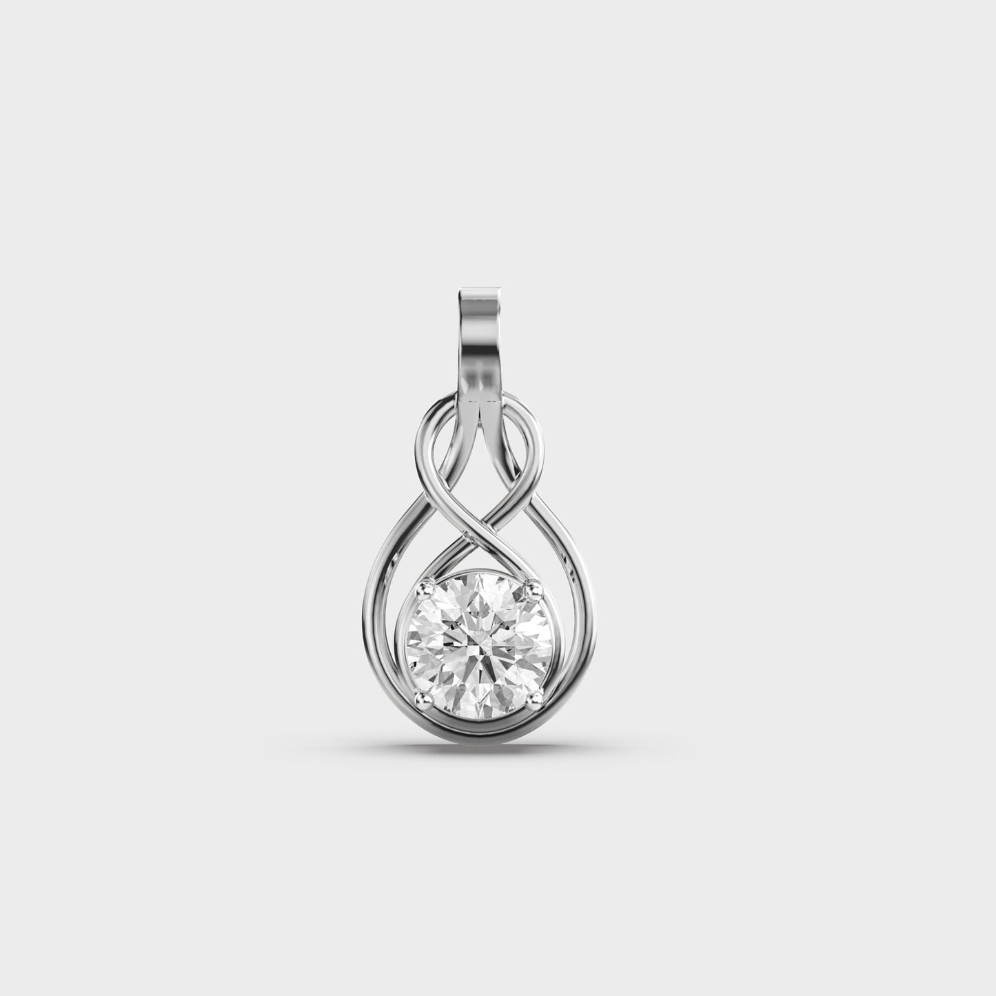 Enchanted Swirl Diamond Pendant