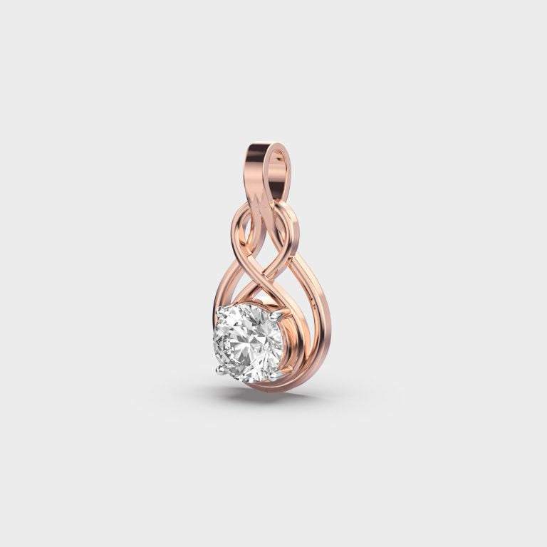 Enchanted Swirl Diamond Pendant