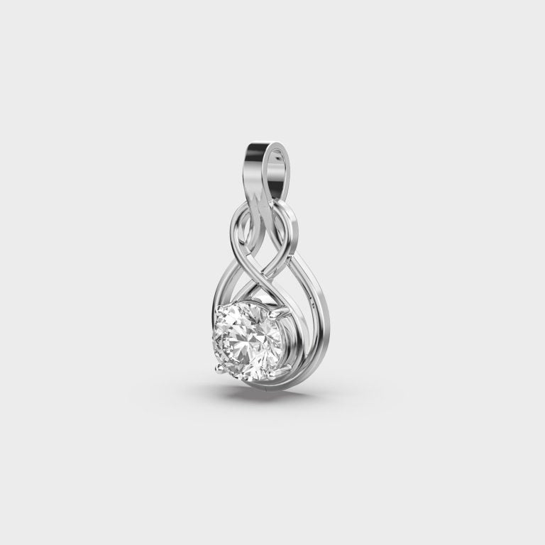 Enchanted Swirl Diamond Pendant