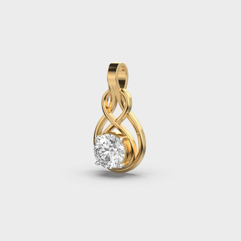 Enchanted Swirl Diamond Pendant