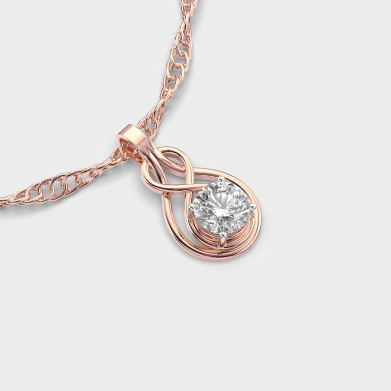 Enchanted Swirl Diamond Pendant