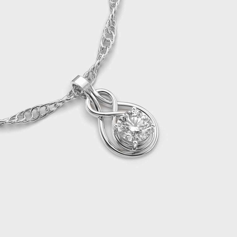 Enchanted Swirl Diamond Pendant