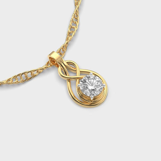 Enchanted Swirl Diamond Pendant