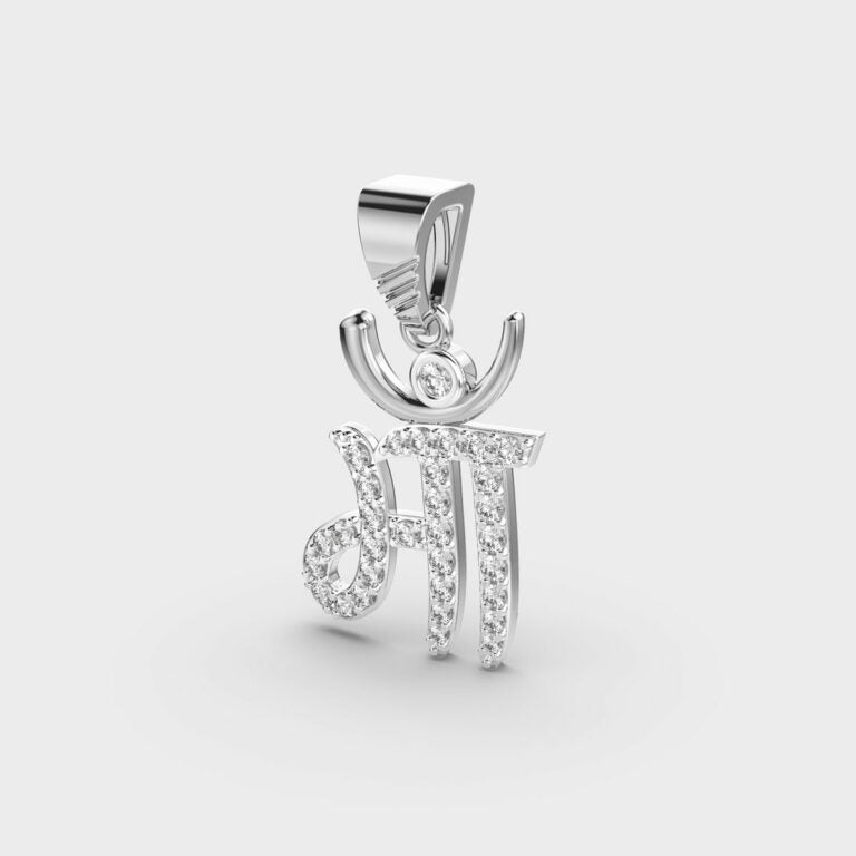 Maa Sparkly Significant Diamond Pendant (Without Chain)