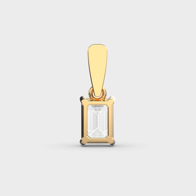 1 Carat Emerald Diamond Pendant