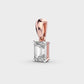 1 Carat Emerald Diamond Pendant