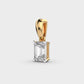 1 Carat Emerald Diamond Pendant