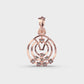 Tangent Bliss Diamond Pendant