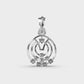 Tangent Bliss Diamond Pendant
