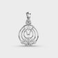 Tangent Bliss Diamond Pendant