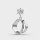Rosebud Whisper Diamond Pendant (Without Chain)