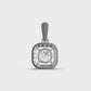 Simple Quad Diamond Pendant